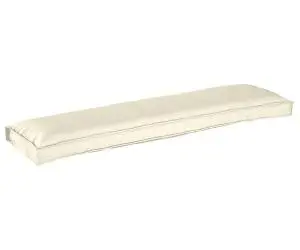 vidaXL Perna pentru bancă Crem 150 x 40 x 8 cm, din țesătură Oxford.