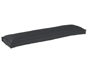 vidaXL Cumpărătorul de Palete pentru Bancă Negru 150 x 40 x 8 cm, material Oxford
