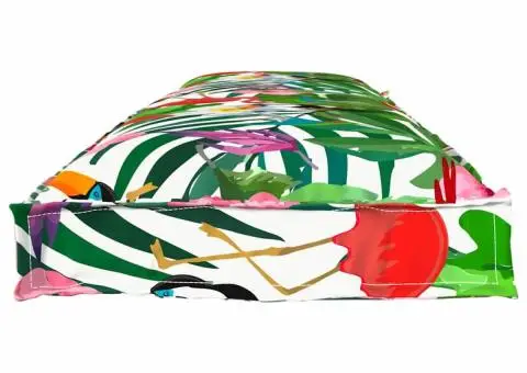 Perna pentru bancă Tropical Jungle 150x40x8 cm, din material Oxford. - 3/5