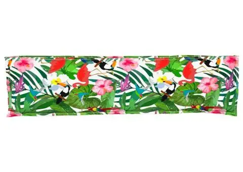 Perna pentru bancă Tropical Jungle 150x40x8 cm, din material Oxford. - 4/5