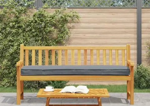 Culoare Pallet Cushion pentru Bancă Antracit 180x40x8 cm Fabrică Oxford - 4/5