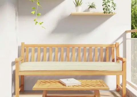 Perne pentru Banci Crem 200x40x8 cm Fabrică Oxford - 1/5