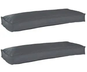 vidaXL Perne pentru Palet pentru Bancă 2 buc Antracit 100x40x8 cm Țesătură Oxford
