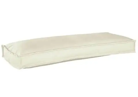 Perne pentru bancă 2 buc Crem 100x40x8 cm Fabrică Oxford - 2/5