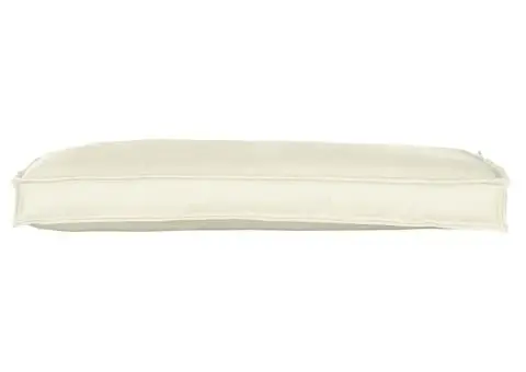 Perne pentru bancă 2 buc Crem 100x40x8 cm Fabrică Oxford - 3/5