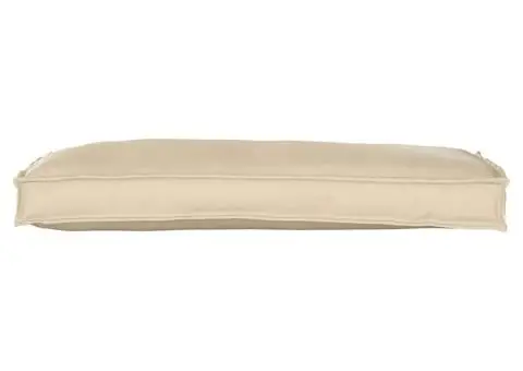Perne pentru bancă 2 buc Bej 100x40x8 cm Fabrică Oxford - 3/5