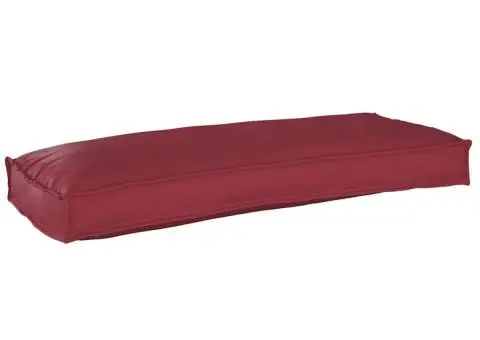 Perne pentru bănci 2 buc Wine Red 100x40x8 cm Fabrică Oxford - 2/5