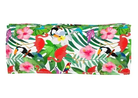 Perne pentru Palete pentru Bancă 2 buc Jungla Tropicală 100x40x8 cm Fabric Oxford - 5/5
