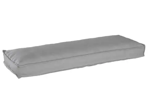 Perne pentru Paletă pentru Bancă 2 buc Gri 120x40x8 cm Material Oxford - 2/5