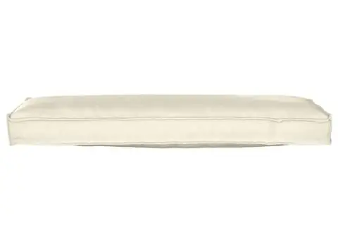 Pereți din pallet pentru bănci 2 buc Cream 120x40x8 cm țesătură Oxford - 3/5