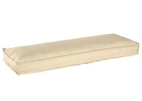 Perne pentru Palet pentru Bancă 2 buc Bej 120x40x8 cm Material Oxford - 2/5