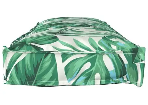 Covoare pentru bănci 2 bucăți cu model de frunze 120x40x8 cm fabricat din Oxford - 4/5