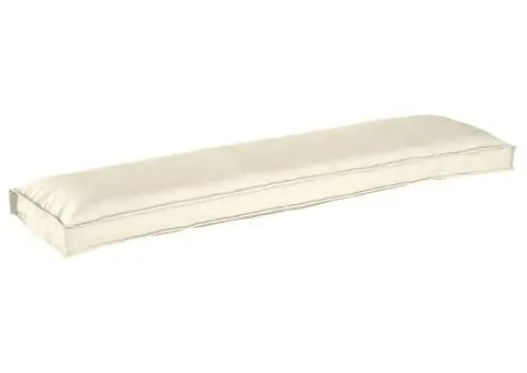 Perne pentru Palet pentru Bancă 2 buc Crem 150x40x8 cm Țesătură Oxford - 2/5