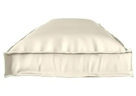 Perne pentru Palet pentru Bancă 2 buc Crem 150x40x8 cm Țesătură Oxford - 4/5