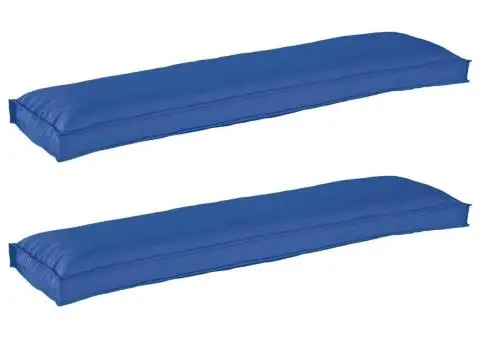 Perne pentru bănci 2 bucati Albastru Regal 150x40x8 cm Material Oxford - 1/5