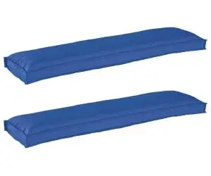 vidaXL Perne pentru bănci 2 bucati Albastru Regal 150x40x8 cm Material Oxford