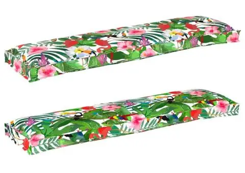 Perne de Palet pentru Bancă 2 buc Tropical Jungle 150x40x8 cm Fabrică Oxford - 1/5
