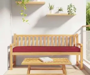 vidaXL Perne pentru paleti pentru bănci 2 pcs Roșu vin 180x40x8 cm material Oxford