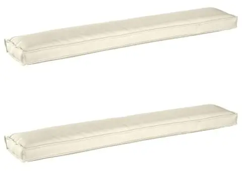 Perne pentru Palet pentru Bancă 2 buc Crem 200x40x8 cm - 2/5