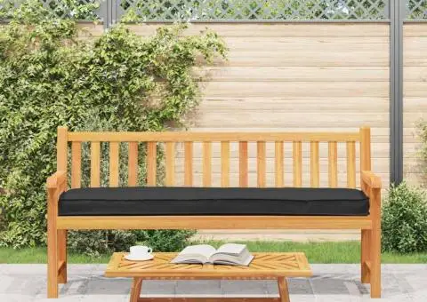 Perne de palet pentru bancă 2 buc negru 200x40x8 cm material Oxford - 4/5