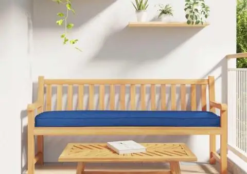 Perne pentru Palete pentru Bancă 2 buc Albastru Regal 200x40x8 cm Material Oxford - 1/5