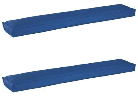 Perne pentru Palete pentru Bancă 2 buc Albastru Regal 200x40x8 cm Material Oxford - 2/5