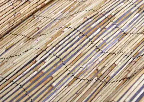 Gard din stuf pentru grădină 500x140 cm - 4/5