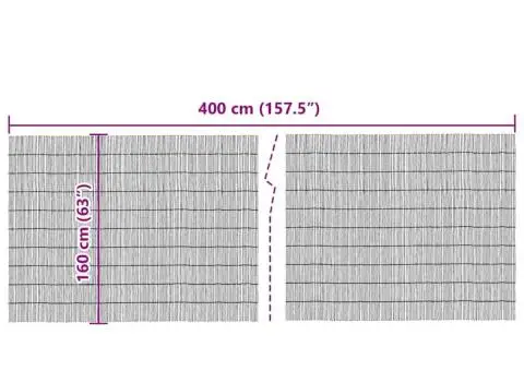 Gard din trestie 400x160 cm - 5/5