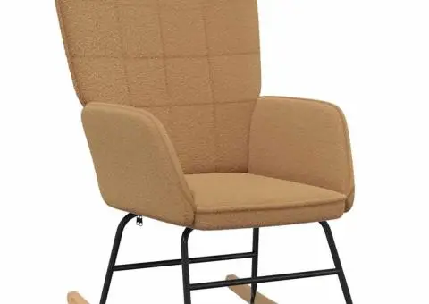 Fotoliu de relaxare, bej, material similar lână - 2/5