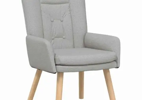 Fotoliu de relaxare, gri nor, textil - 2/5