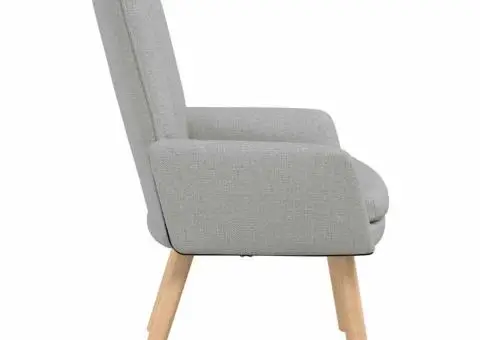 Fotoliu de relaxare, gri nor, textil - 5/5