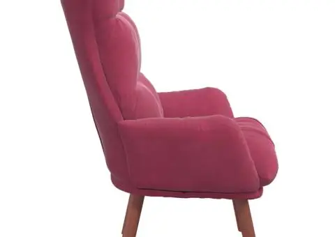 Scaun Relaxant Catifea Bordo - 5/5