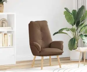 vidaXL Fotoliu Relaxant din Material Maro