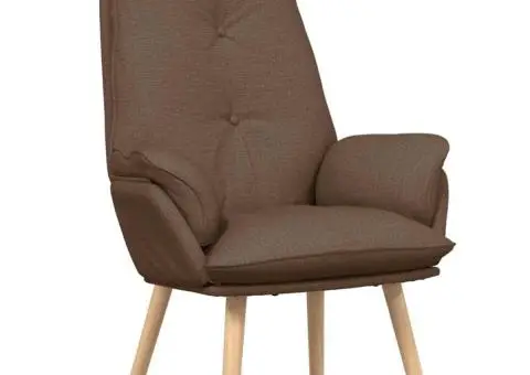 Fotoliu Relaxant din Material Maro - 2/5