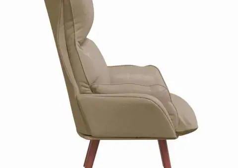 Scaun Relaxant Cappuccino Piele Ecologică - 5/5