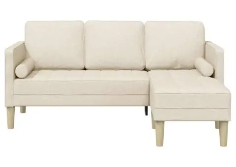 Canapea formă L, 3 locuri, 160 cm, pânză - 5/5