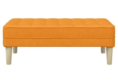 Bancă, galben închis, 113x57x39 cm, textil - 5/5