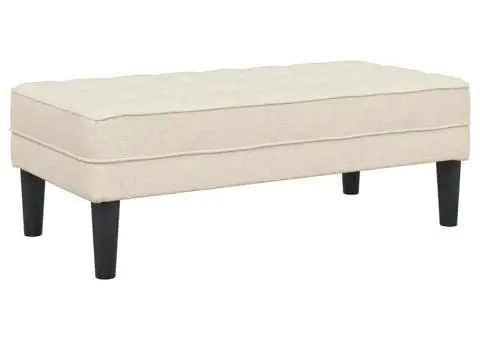 Bancă, 113x57x39 cm, pânză - 2/5