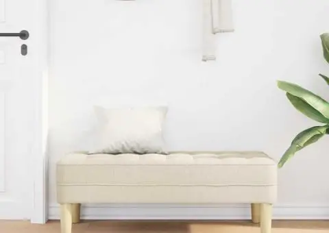 Bancă, 113x57x39 cm, pânză - 3/5