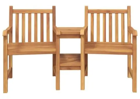 Scaune Exterioare Maro 152 x 63 x 89 cm Lemn masiv de tec - 5/5