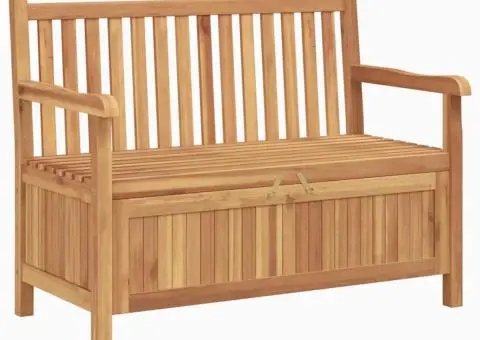 Bancă de grădină cu șemineu cu depozitare Maro 228 x 60 x 90 cm - 2/5