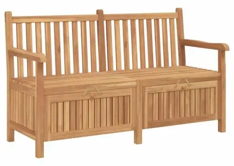 Bancă de grădină cu șemineu cu depozitare Maro 150 x 60 x 90 cm - 2/5