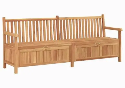 Bancă de grădină cu șemineu cu depozitare Maro 228 x 60 x 90 cm - 2/5