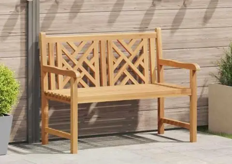 Bancă de grădină Maro 228 x 60 x 90 cm Lemn masiv de tec - 1/5