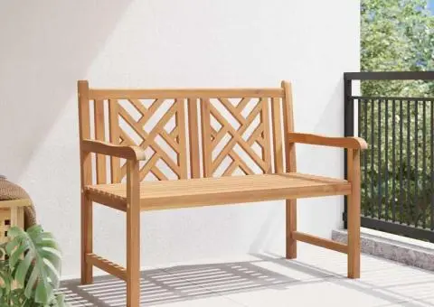 Bancă de grădină Maro 228 x 60 x 90 cm Lemn masiv de tec - 3/5