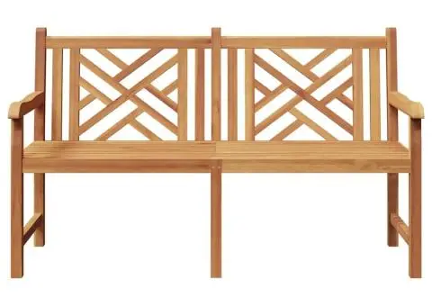 Bancă de grădină Maro 150 x 60 x 90 cm Lemn masiv de tec - 4/5