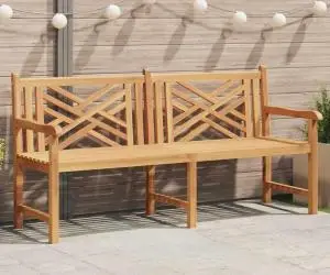 Bancă de grădină Maro 228 x 60 x 90 cm Lemn masiv de tec