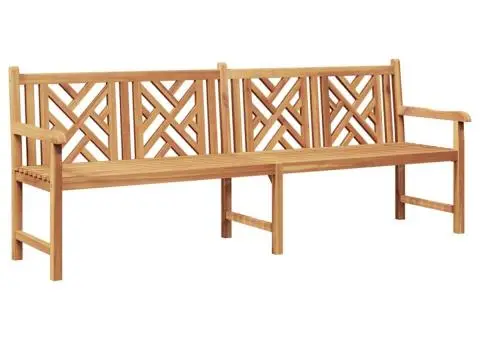 Bancă de grădină Maro 228 x 60 x 90 cm Lemn masiv de tec - 2/5