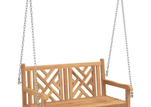 Bancă swinging Altele Maro 114 x 60 x 64 cm Lemn masiv de tec - 2/5