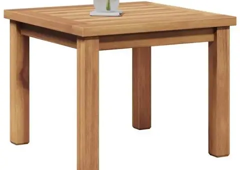 Masă de cafea Maro 45 x 45 x 36 cm Lemn masiv de tec - 3/5